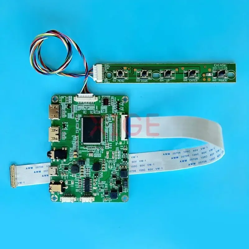 Controller Driver Board สําหรับ B173RTN01.1 B173RTN01.3/1.4 DIY ชุดจอแสดงผลแล็ปท็อป 1600x900 Micro USB 17.3 "EDP 30-Pin 2Mini-HDMI