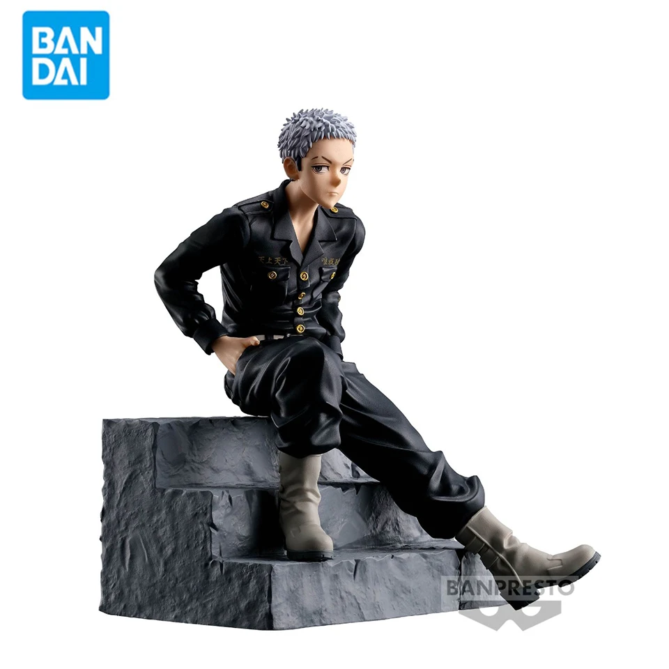 Original Genuine Banpresto Tokyo Revengers 13cm Mitsuya Takashi Anime Action Figure PVC Toys Collection Figures For Friends Gift