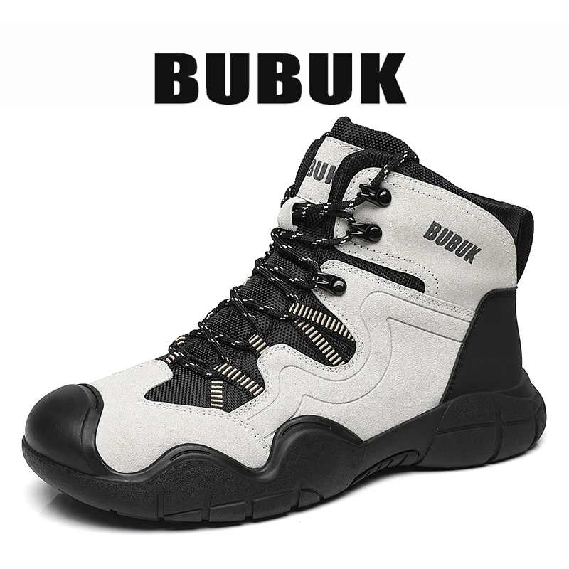 

Bubuk New Men's Outdoor Boots, Fashionable and Versatile, a Must-Have for Trendy Men, Comfortable and Breathable Low-Top Versatile Outdoor Hiking and Cushioning Boots