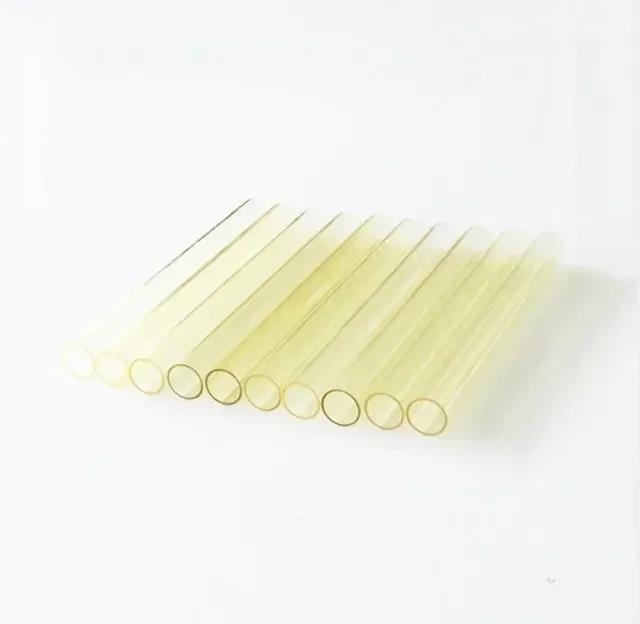 10pcs/lot OD12*80mm IPL Yellow Quartz Tube lamp glass e-light laser uv tube