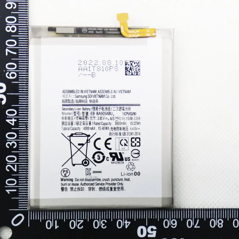 EB-BA505ABN EB-BA505ABU 4000mAh battery For Galaxy A50 A505F SM-A505F A505FN/DS A505GN/DS A505W A30s A30 SM-A507FN A50S