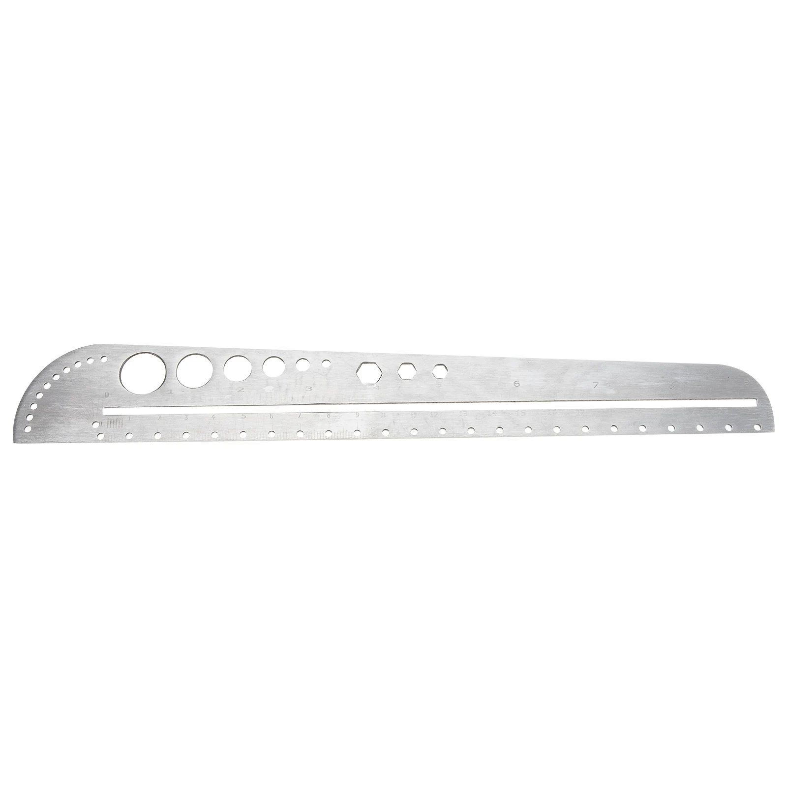 

Multifunction Stainless Steel Measuring Ruler Tool Protractor Circle Indicator Template For Fashion Designers Tailors Practical