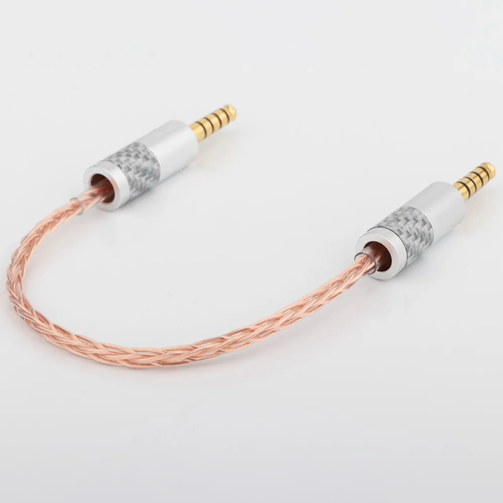 HIFI Single Crystal Kupfer 4,4 mm symmetrischer Stecker auf 4,4 mm symmetrischer Stecker Audio-Adapterkabel 4,4 Stecker auf Stecker Adapter – Detail 9