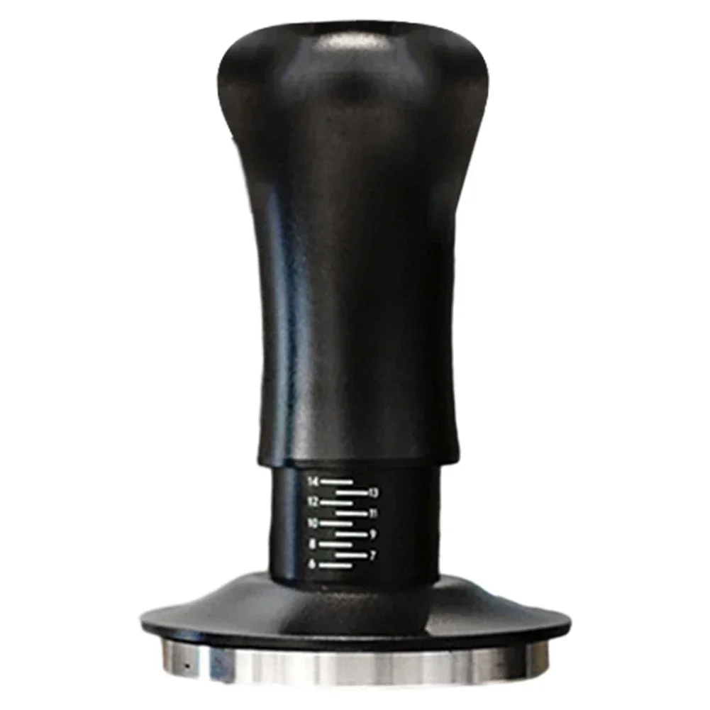 Premium Food Grade Stainless Steel Coffee Tamper Adjustable Depth No Pressure Digital Indicator Panel 51 53 58 5mm