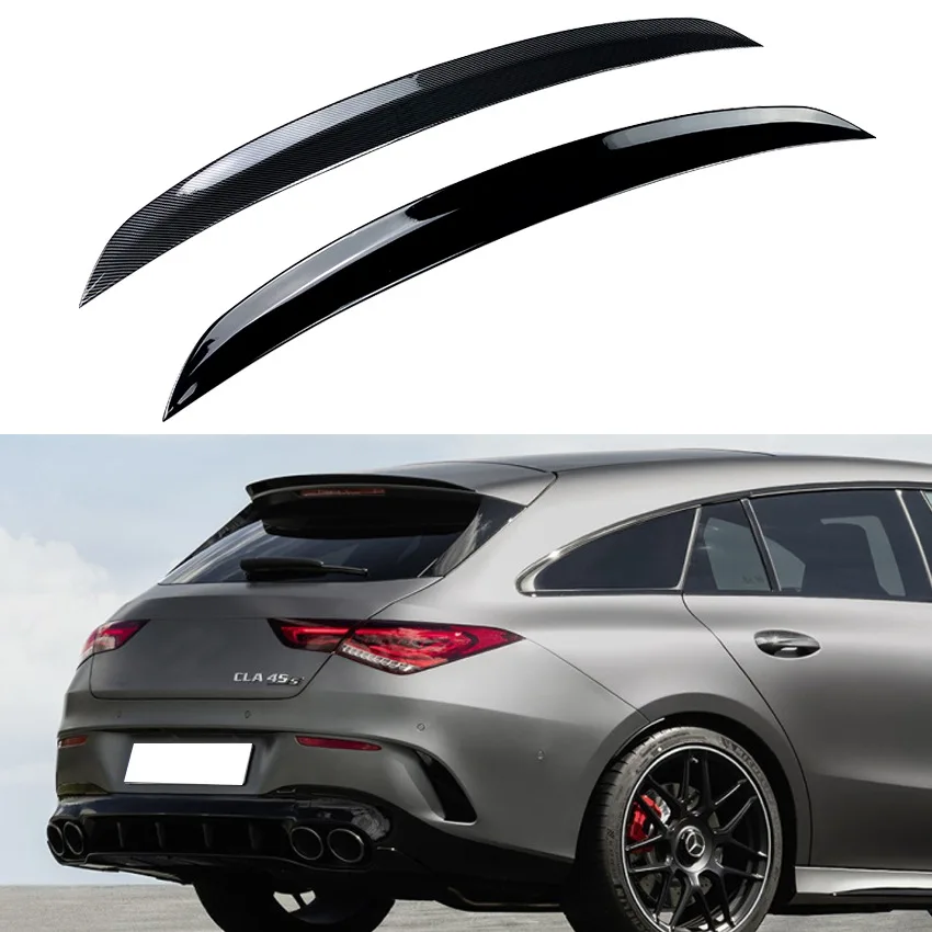 For Mercedes CLA X118 Estate Car Shooting Brake AMG Rear Spoiler Trunk Wing Lip Auto Accessories Car Styling 2020-2022