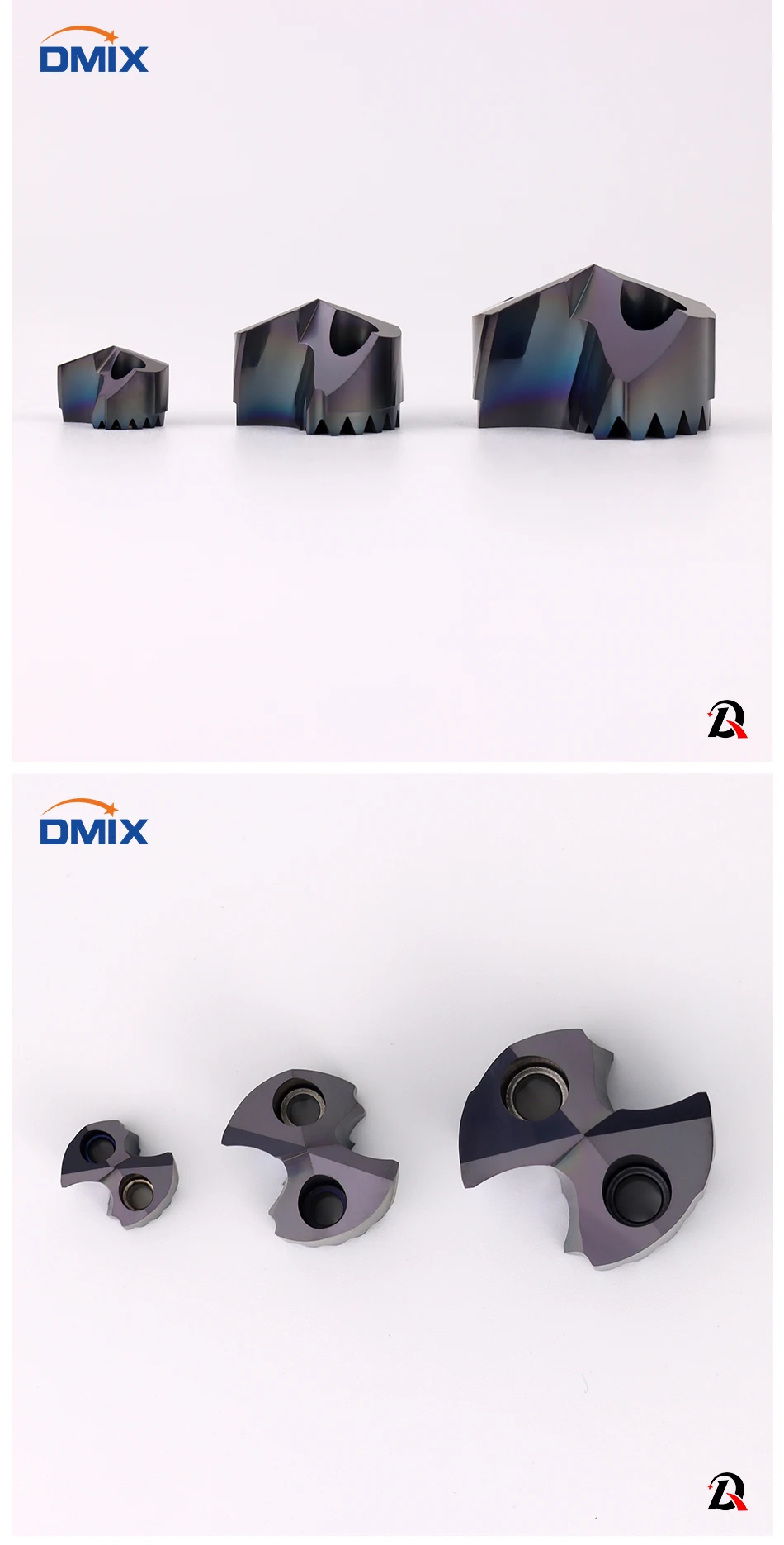 DMIX Crown Hochgeschwindigkeitsbit 10–25,8 mm Hartmetalleinsatz Violent Lochbearbeitung Wendeschneidbarer Säbelzahnbohrer für die Edelstahlverarbeitung – Detail 4