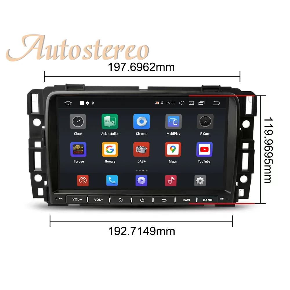 

Android 14 Carplay Screen For GMC ACADIA DENALI 2007-2013 Car GPS Navigation Auto Stereo Car Head Unit Multimedia Player Media