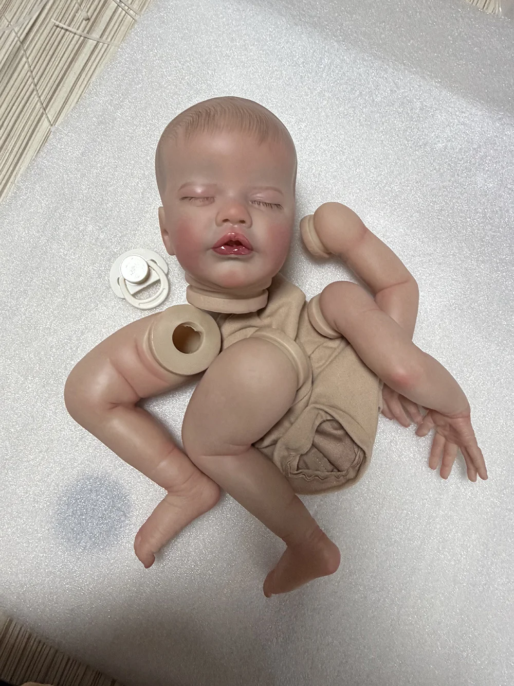 18inch New Arrival Reborn Doll Kit Primrose Asleep/Awake Limited Already Painted Kits with Visible Veins Muñeca Kit Reborn - view 4