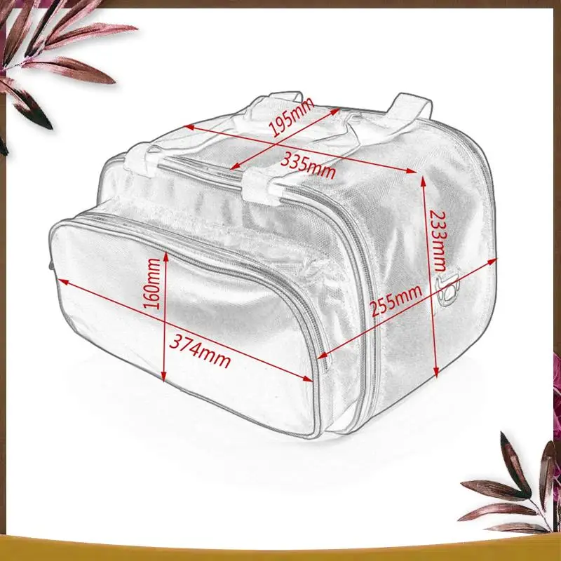 AB59-Motorcycle Storage Bag Luggage Bags Side Box Bag Inner Bag For Ducati Multistrada 1200 From 2015 1260/950 S From 2017