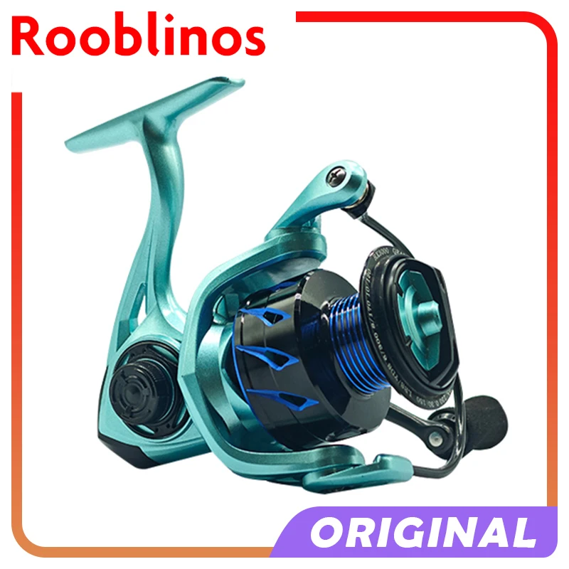 

CB Fishing Reel 5.2:1Blue Spinning Reel Fishing Tackle Sea Rod Wheel Saltwater and Freshwater