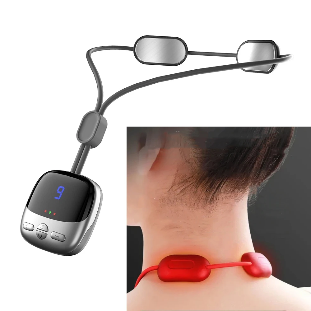 

Умный подвесной массажер для шеи, мини-массажер для плеч, шейного отдела позвоночника, портативный горячий компресс, артефакт для выемки шеи, защита для шеи