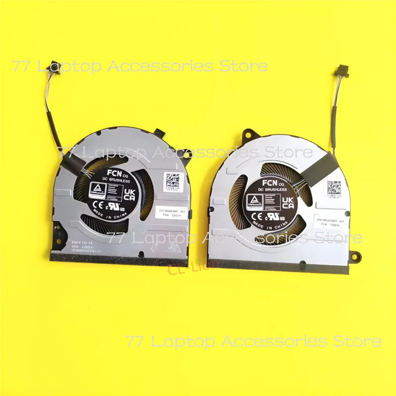 

Новый охлаждающий вентилятор для Del inspiron 14 Plus 7430 0HV9W8 0D8MWV, процессор, графический процессор, воздушное охлаждение