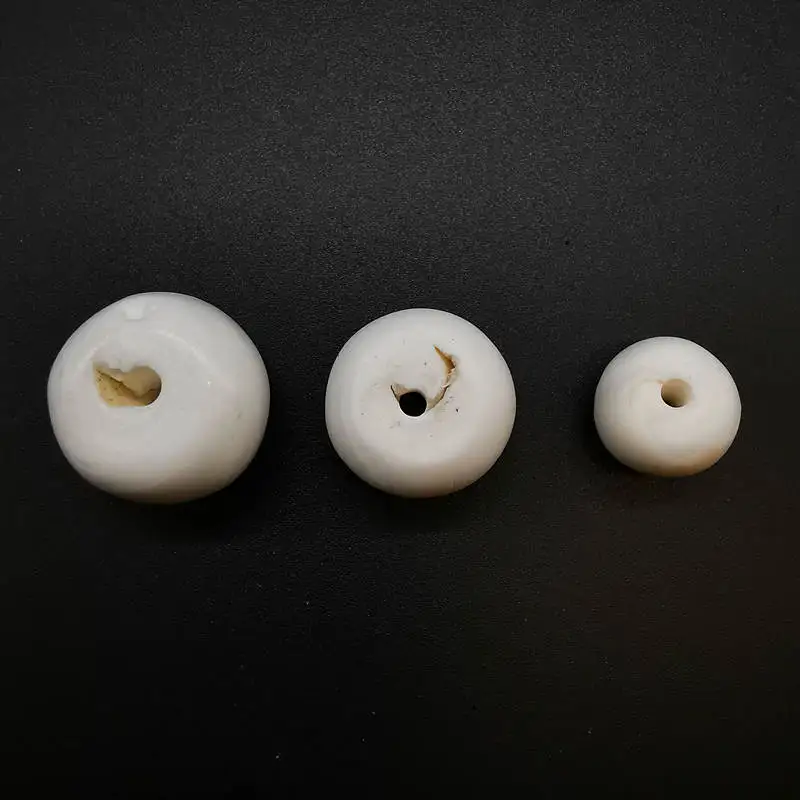 10PCS Beads Nepal Old Naga Conch Shell Hand beads for Malas Bracelets 12-21mm TSB0112