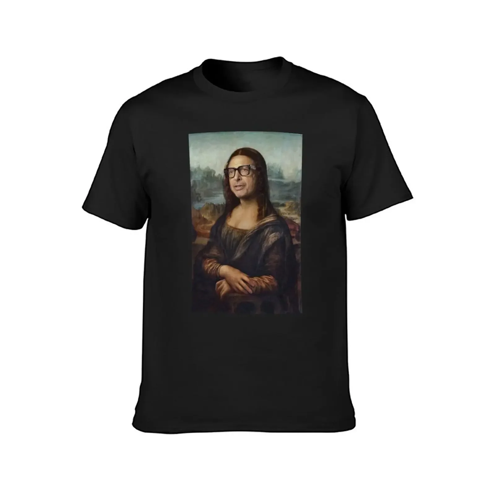 Mona Goldblum - Oil Painting T-Shirt summer clothes plus size tops Men's t shirts