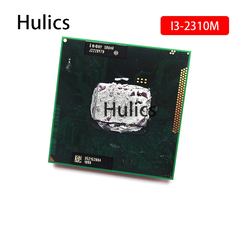 Hulics Used I3-2310M Intel Core I3 2310M Notebook CPU Processor 3M Cache 2.10 GHz SR04R Laptop PPGA988