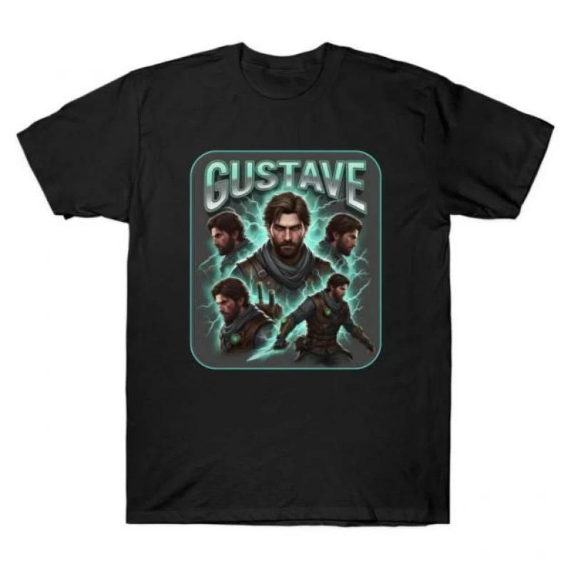 

Gustave Clair Obscur Expedition 33 Gift Clothes for RPG gamer 100% cotton printed tee Short Sleeve Graphic T-Shirt All size tops