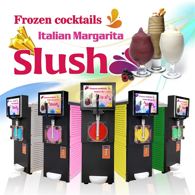 Commercial Or Home Frozen Juice Drink Dispenser Ice Slush Machine Slushy Machine Frozen Drink Machine Single Tank Slush Granita