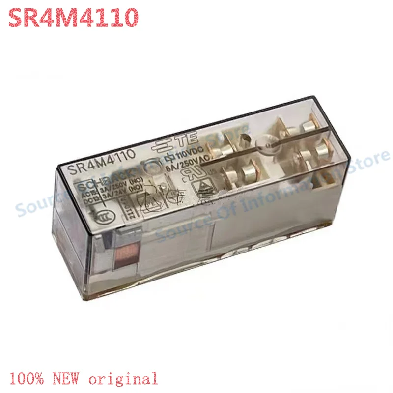 

SR4M4110 Safety Relay 110VDC 10Pin 8A - 6-1415054-1 Compact Size for Electronics Market