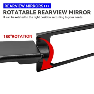 Đối với Kawasaki Z1000 Z900 Z800 Z750 Z650 Z400 Z300 Z250 Phụ kiện xe máy Gương Gương Gương Cánh Quan điểm bên cạnh Bán hàng chính Kawasaki Z800 - №9