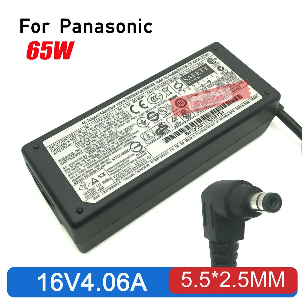 Original 65W AC Adapter Laptop Charger for Panasonic Lets Note CF