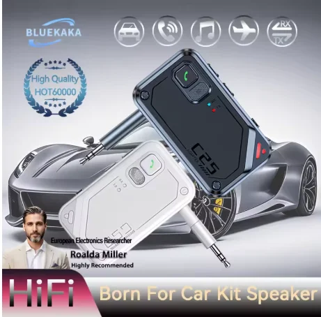 Récepteur et transmetteur Audio Bluetooth 5.3 2 en 1, musique stéréo Hifi, adaptateur sans fil Aux 3.5mm pour voiture, avion, télévision, Pc, casque d'écoute