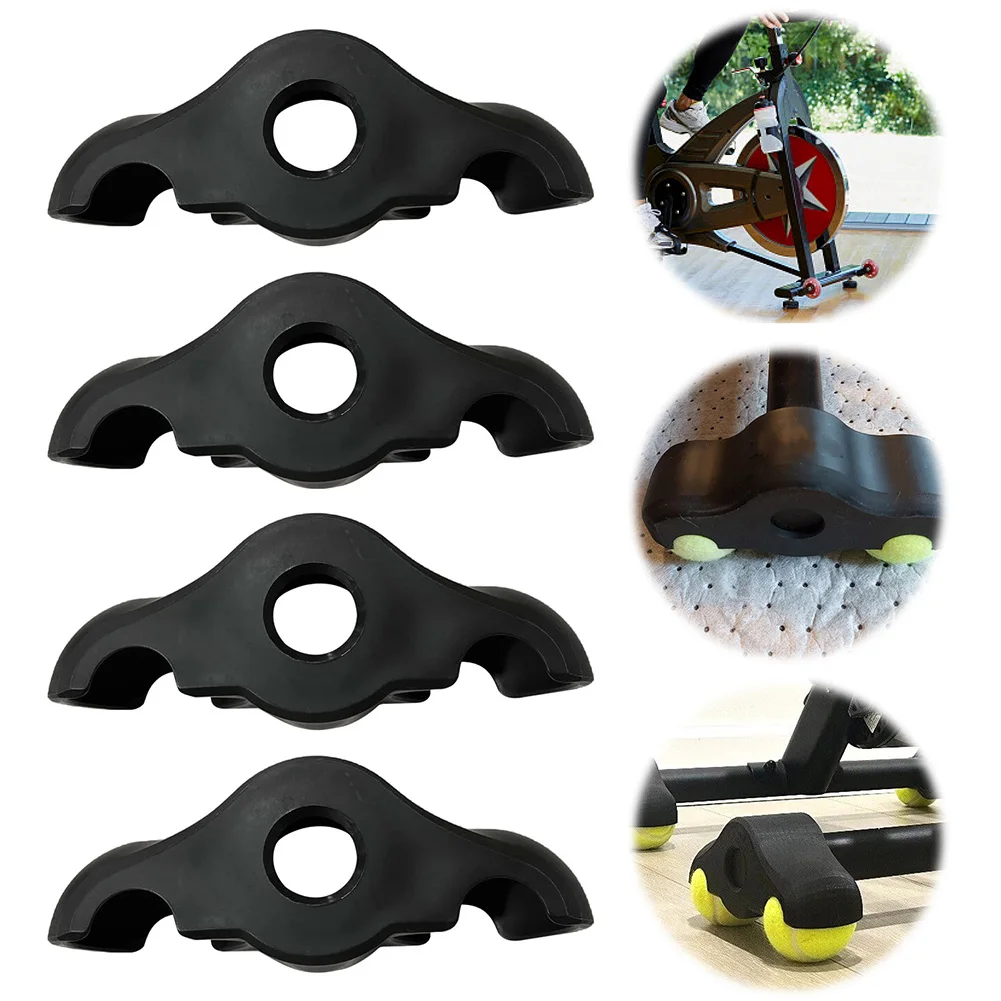 Cycling Training Foot Pads Shock Absorbing Tennis Ball Foot Pads Rocker Plate Feet for Smart Bike Trainer Home Workout Equipment