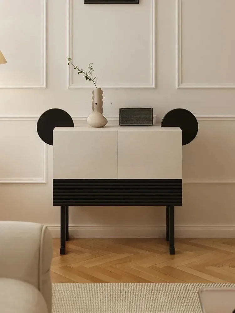Creative Living Room Modern Sofa Side Cabinet Kitchen Edge Light Luxury Storage Locker Entry Entrance Cabinet