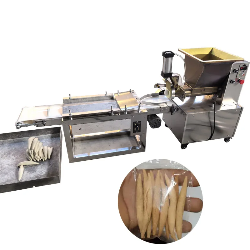 Commercial croissant bun making forming machine production line for making popular snacks