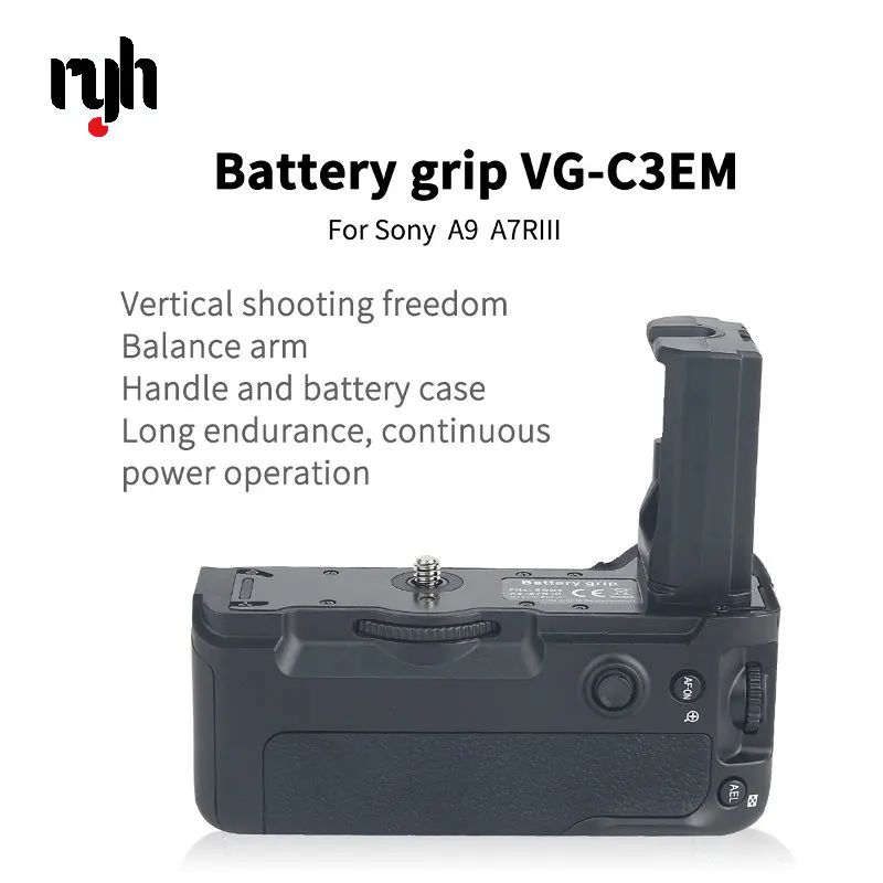 VG-C3EM Vertical Battery Grip for Sony A9 A7RIII A7III A7III A7RIII A7M3 A7RM3 Battery Grip