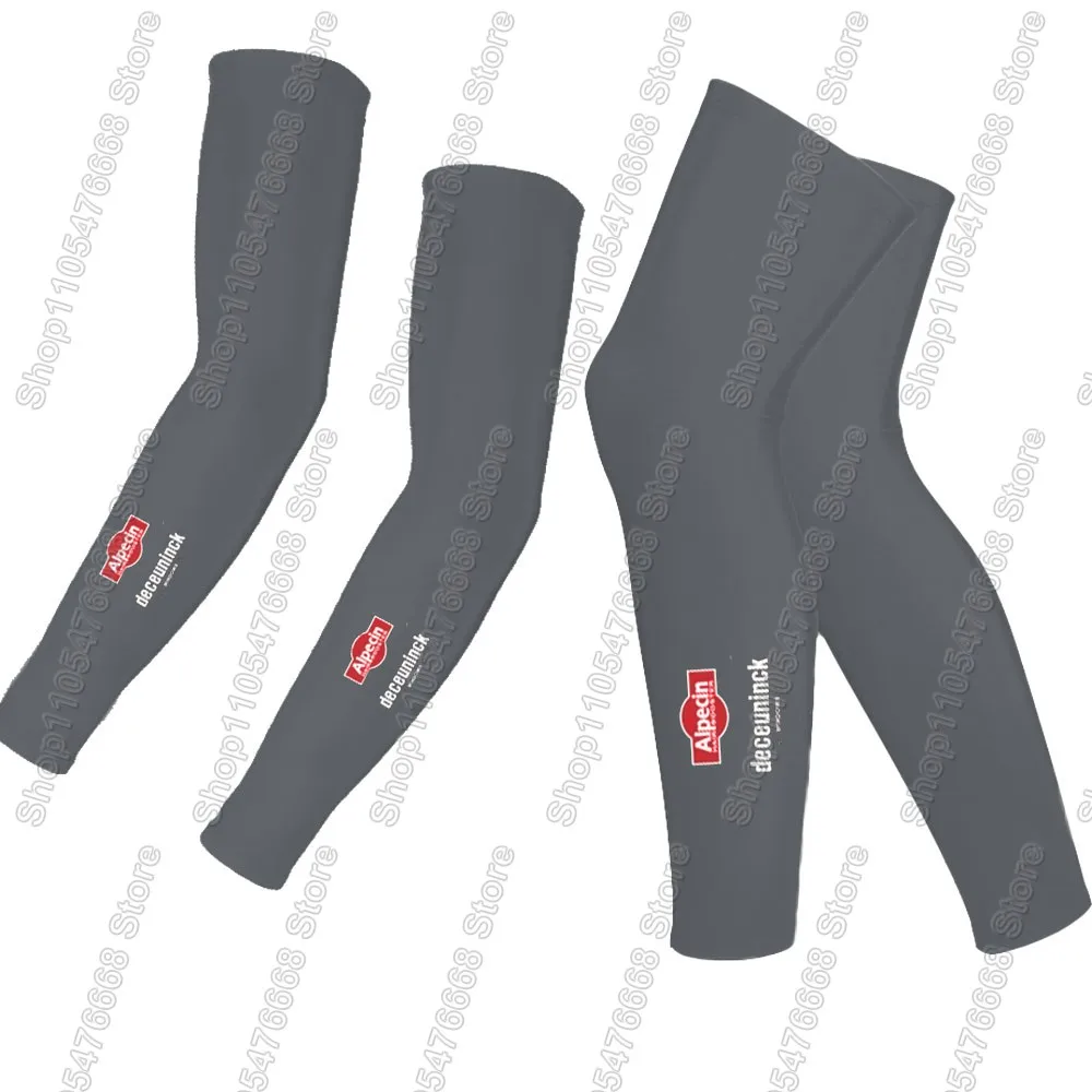 Alpecin Deceuninck Cycling Team 2025 Leg Warmers UV Protection Cycling Arm Warmer Road Bike Leg Sleeve MTB