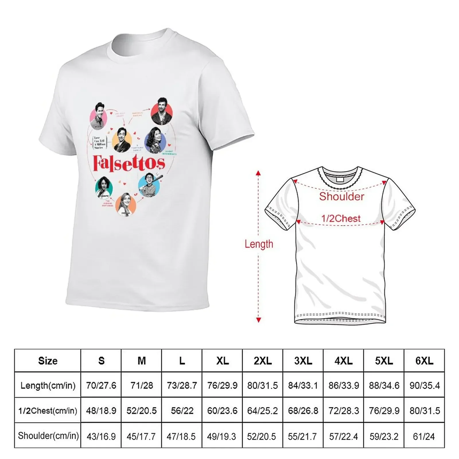 Falsettos Revival T-Shirt aesthetic clothes essential t shirt anime tshirt t shirt men 100℅ cotton