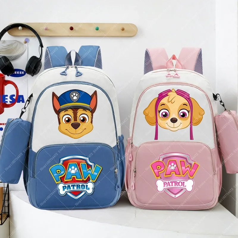 باو باترولز الأطفال أنيمي لطيف على ظهره مجموعة حقائب قلم رصاص سكاي تشيس الكرتون المدرسية صبي فتاة حقيبة كتب Kawaii القرطاسية الهدايا