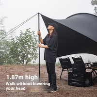 Naturehike Blackdog Automatic Sunshade Tent Camping Dome Tent for 2-3 People Outdoor Travel Picnic Beach 150D Waterproof 3000mm