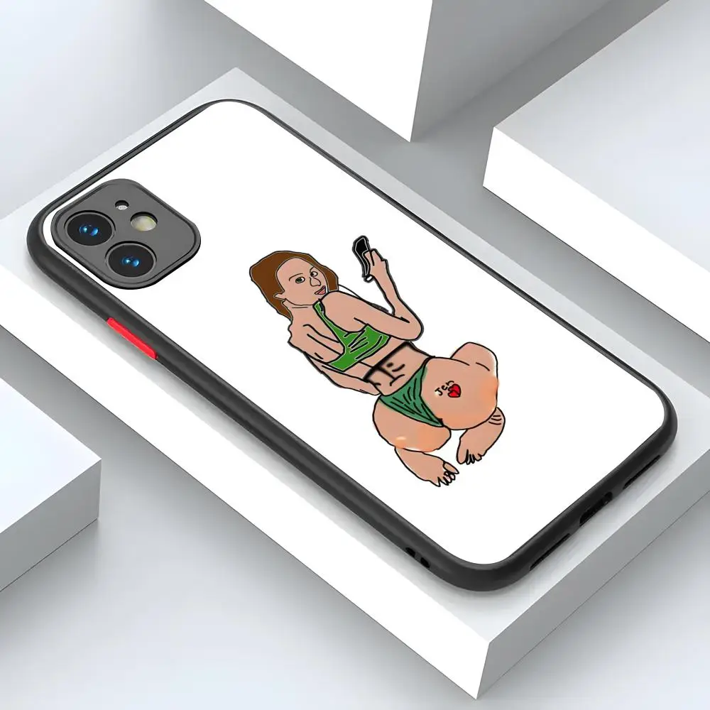 مثير لانا Rhoades جراب هاتف آيفون 16 15 كاميرا حماية للصدمات 14 12 13 11 برو ماكس XR XS Mini X 7 8 Plus ماتي #6