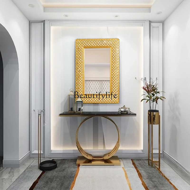 FGArched surface Floor-to-ceiling square background wall material Mirror bubble in painting light Door wall Puff flower sticky