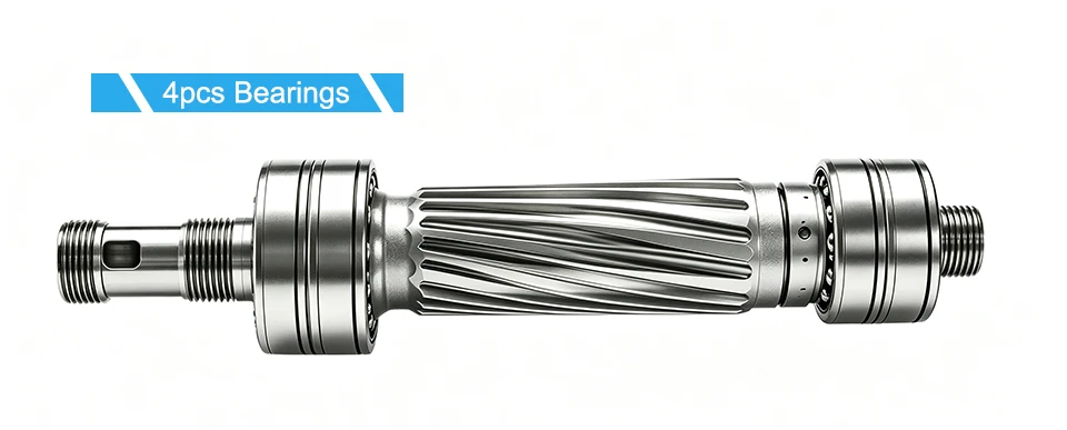 G‑PENNY 3,2 kW ER20 wassergekühlter Spindelmotor-Kit 100 mm 4 Lager 0,01 mm HY 220 V 4,0 kW VFD-Halterung Wasserpumpe für CNC-Fräse – Detail 4