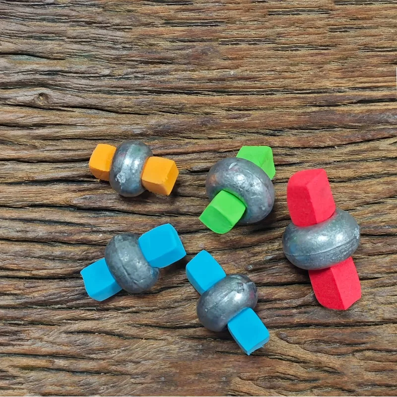 5 PCS Lead Weight Test Water Lead Bottom Lead Abacus Lead Gear Boat Equipment Supplies Christmas Gift Ice Fishing Gear