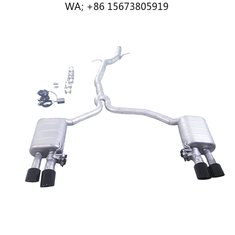 

For to the 2008-2016 A4 Wagon 2.0T B8 Stainless Steel Mid Tail Catback High-permance Exhaust System