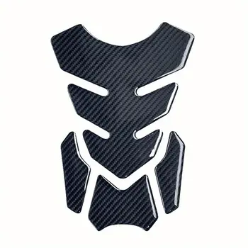 適用於鈴木、本田、雅馬哈摩托車的通用3D碳纖維凝膠油箱保護貼橡膠貼紙 6 最佳銷售 燃油貼紙 - №6