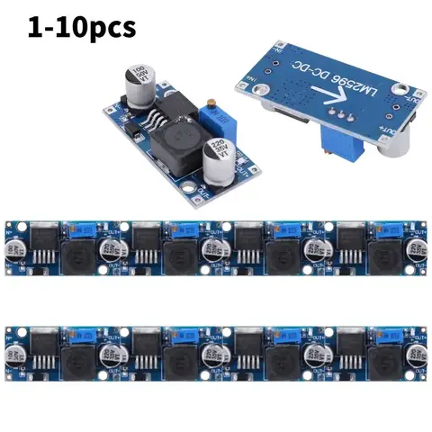 1-10PCS LM2596 DC-DC Buck Converter Voltage Regulator 3.2V-46V to 1.25V-35V Buck Converter Power Supply Step Down Module