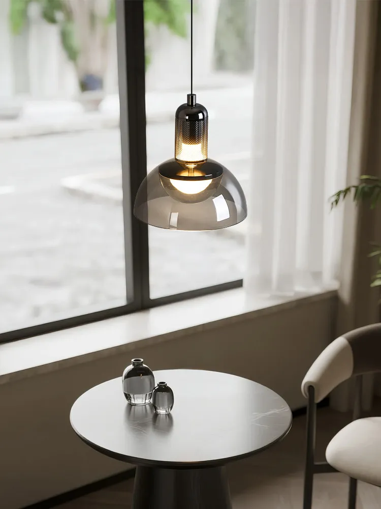 Italian style light luxury hanging line lamp, simple lifting, restaurant entrance, bar counter, bedroom bedside pendant lamp
