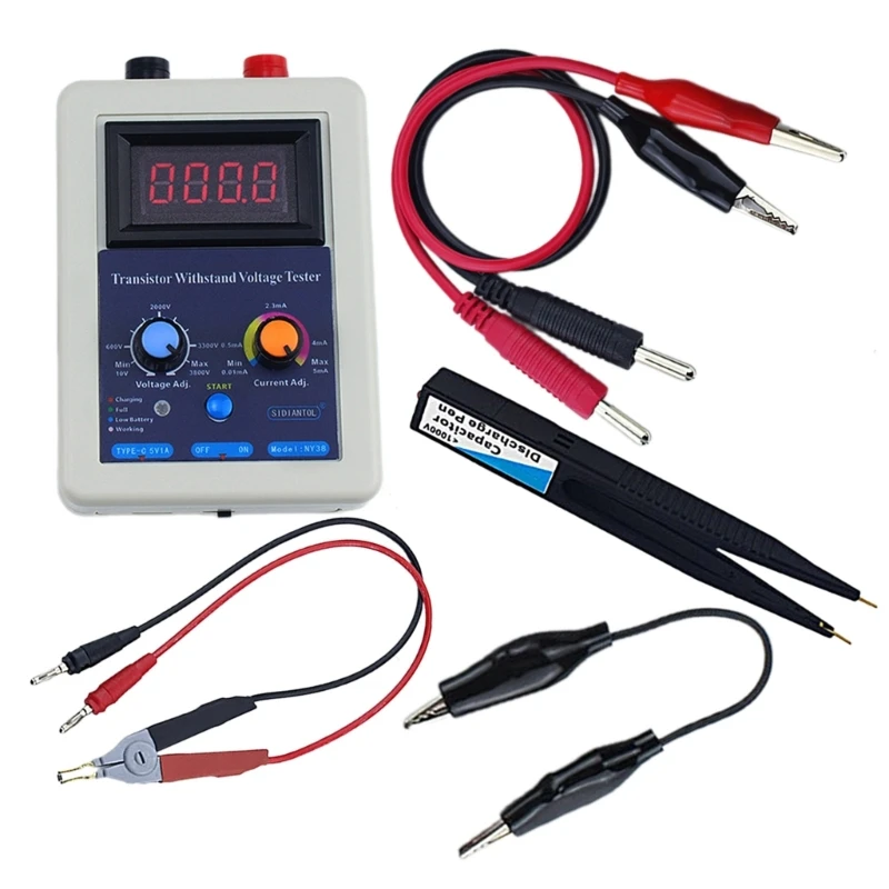 Professional IGBT Testing Instrument 0-3800V Precised Tester for Electronic Components USB C Charging Port