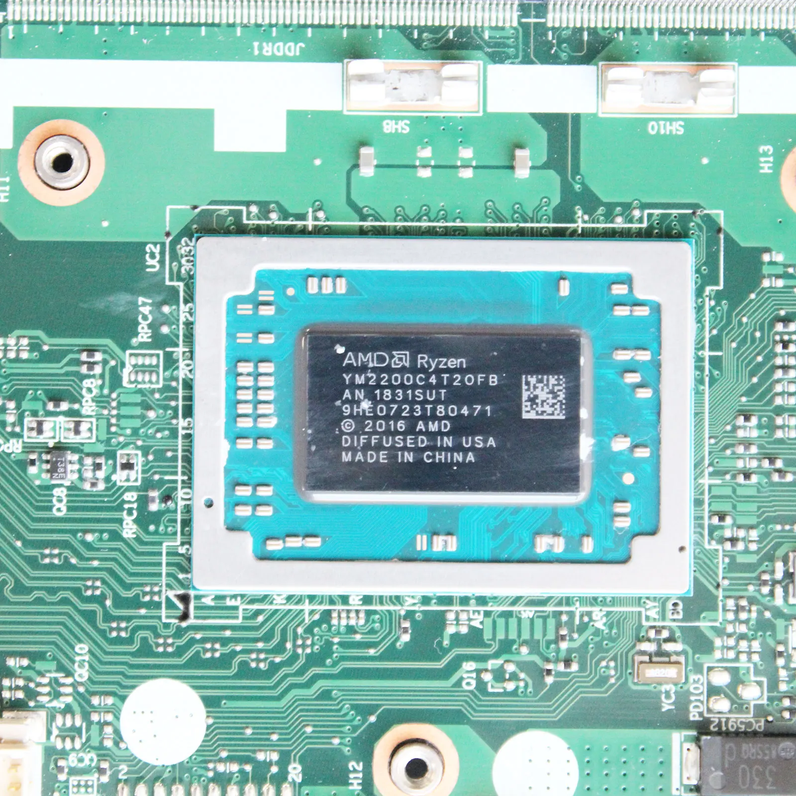 Imagem -02 - Placa-mãe Portátil para Lenovo Ideapad Usado 5b20r56763 33015arr Eg534 Eg535 Nm-b681 R32200u r5 r7 4g Ram 100 de Trabalho
