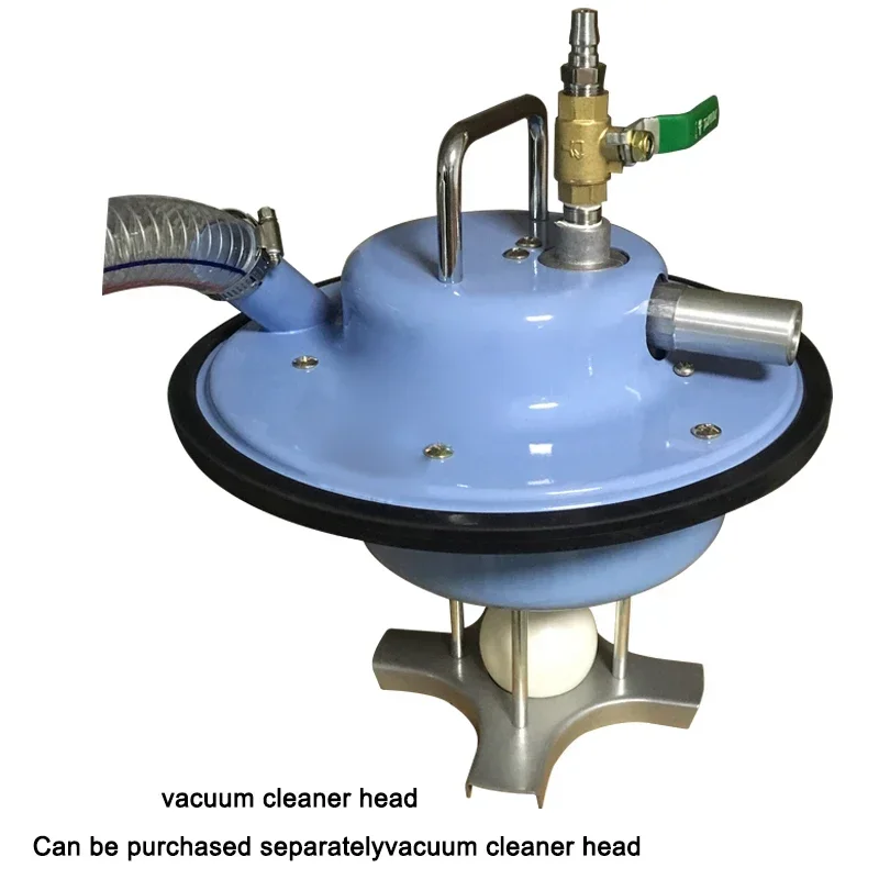 

#V Pneumatic Vacuum Cleaner Industrial dust removal cleaning strong cyclone dust collection bucket rack