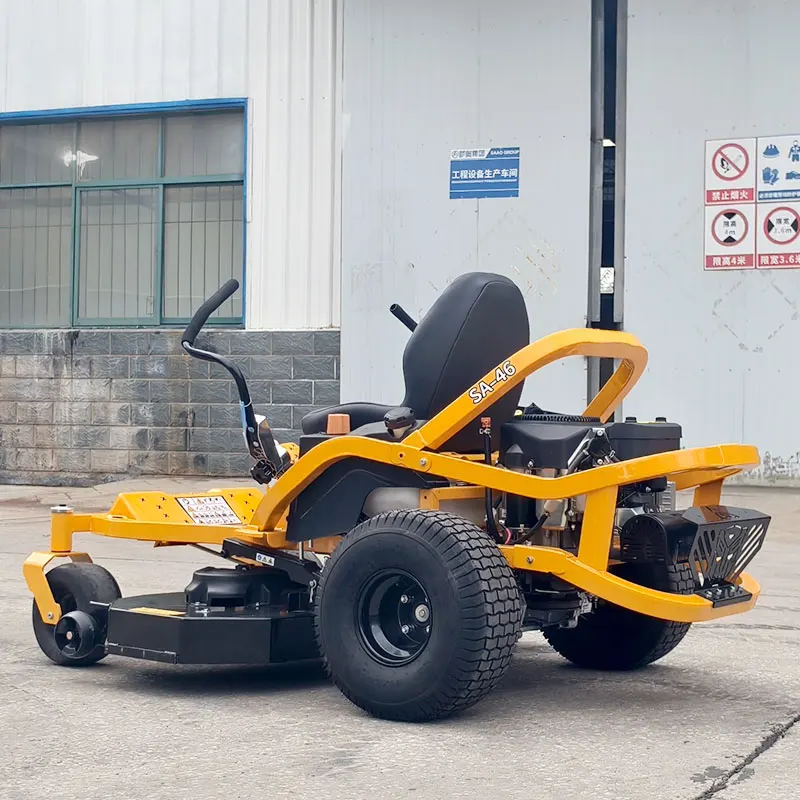 Safe riding lawn mower cart zero turn lawn mower riding garden riding lawn mower tractor view 6