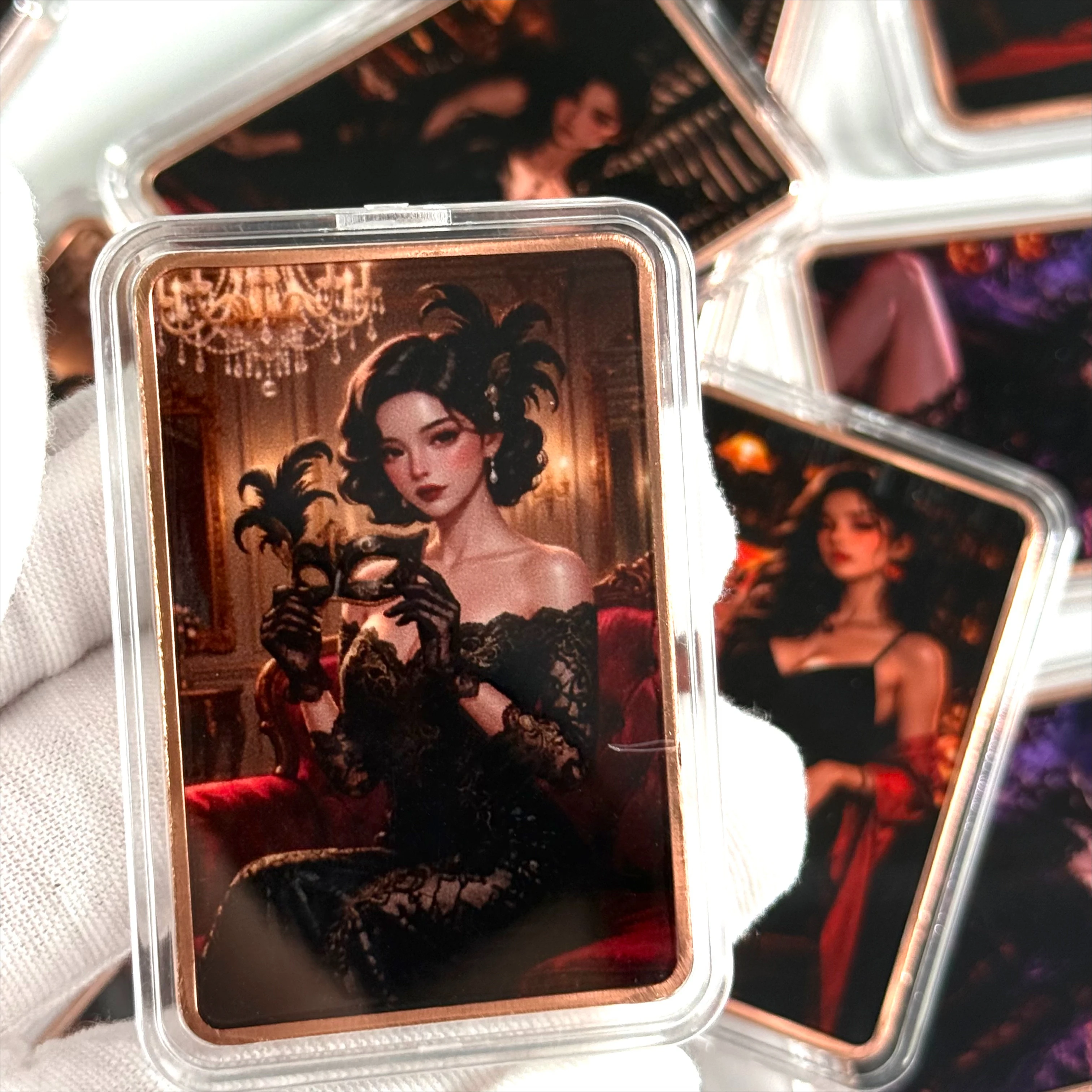 Halloween Fashion Lady 1oz .999 Pure Copper bar Metal Ingot Women Themed Collection Bar Gifts