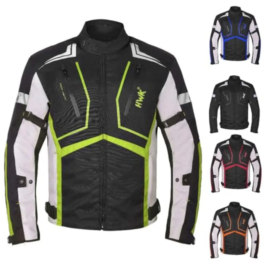 

Scorpion Motorcycle Jacket for Men and Women Motorcycle Gear with Body Armor Foam Padding and Breathable Cordura Fabric Reflect