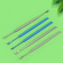 Stainless steel eyelid lacrimal sac pull hook beauty plastic eye bag single head two claw three claw pull hook