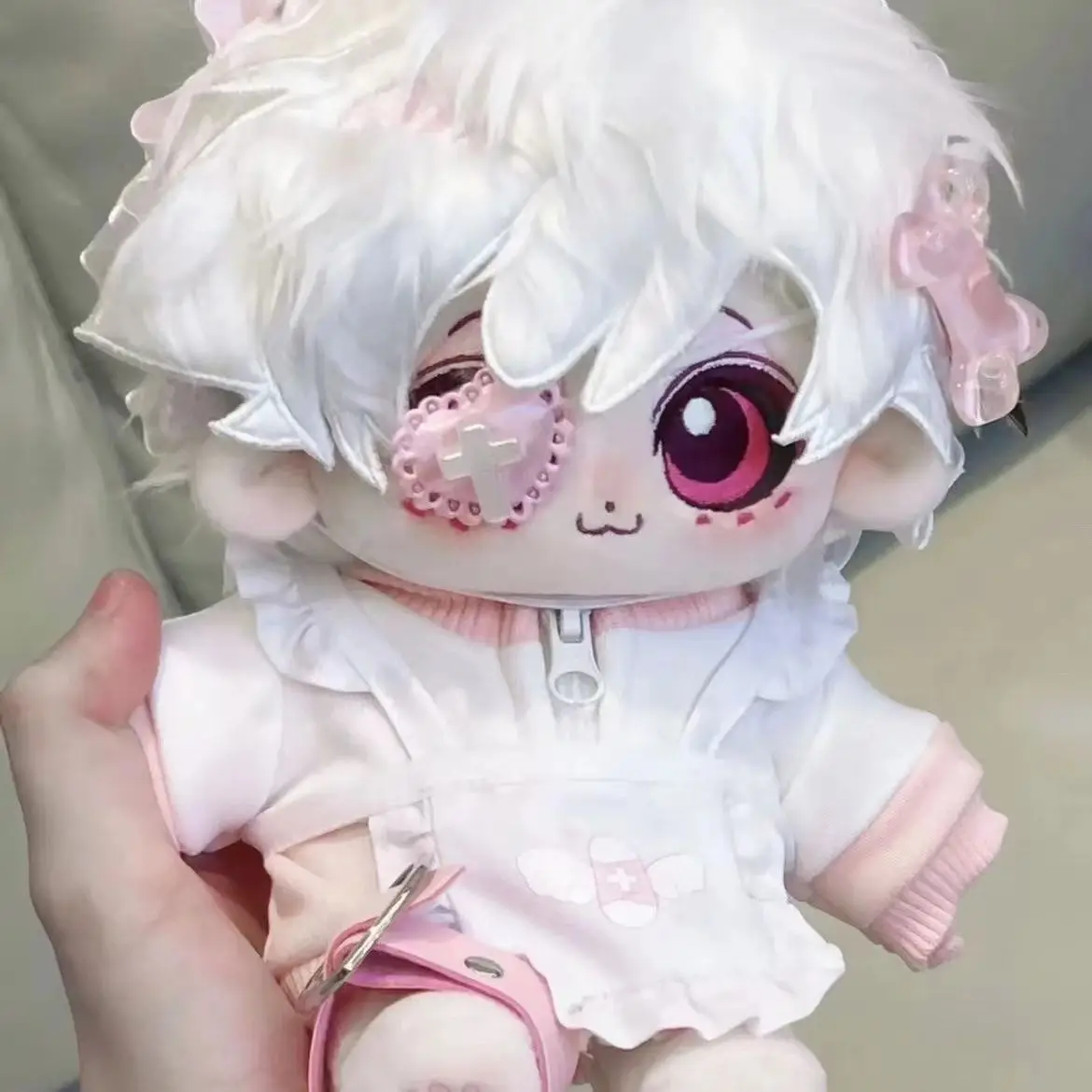 

20CM Anime Role Angel AD Cosplay Puppet Figure Monster Plush Doll Cartoon Clothes Dress Up Cotton Dolls Plushie Toy Kids Gift