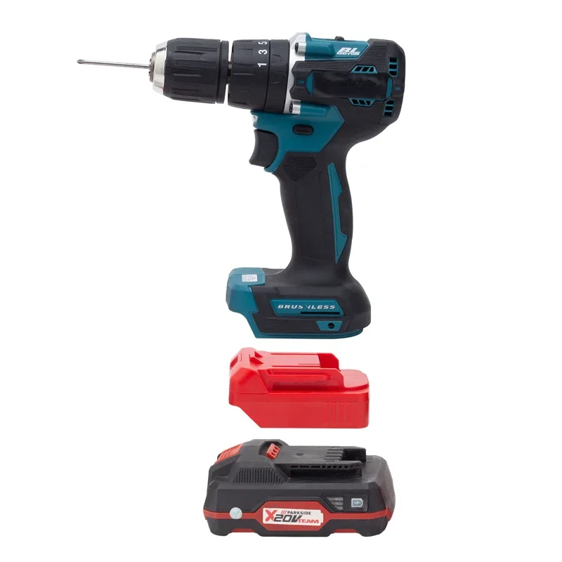Imagem -05 - Makita Bateria Adaptador Power Tool Acessórios 18v Li-ion Tools para Converter para Lidl Parkside X20v Bl1850b